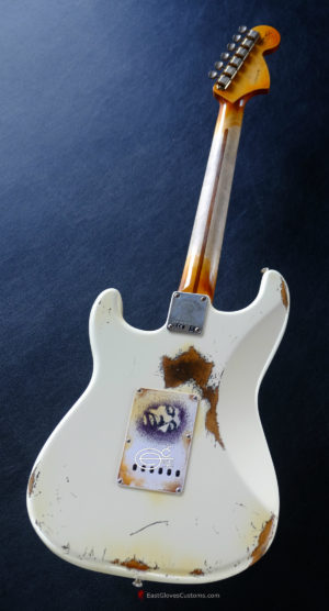 Fender Stratocaster Artist Series Jimi Hendrix Olympic White with Custom Hardcase Heavy Aged Relic (SOLD) - Image 13