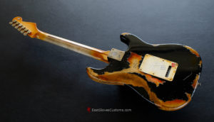 Fender Stratocaster 60th Anniversary Black Left Handed Heavy Aged Relic (Hidden) - Image 11