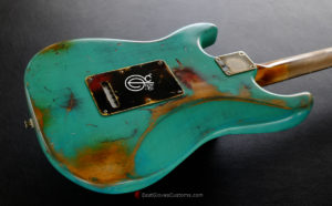 Fender American Special Stratocaster Seafoam Green HSS Made in USA Medium Aged Relic (SOLD) - Image 10
