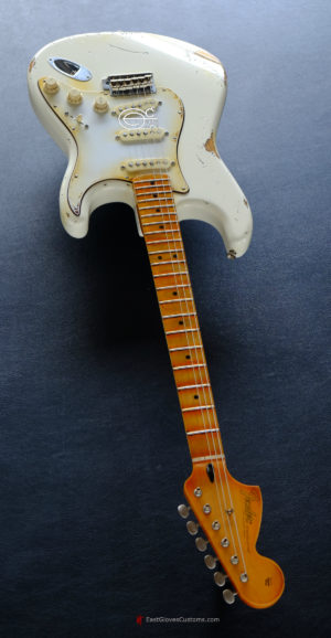 Fender Stratocaster Artist Series Jimi Hendrix Olympic White with Custom Hardcase Heavy Aged Relic (SOLD) - Image 16