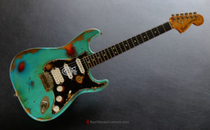 Fender American Special Stratocaster Seafoam Green HSS Made in USA Medium Aged Relic (SOLD) - Image 11