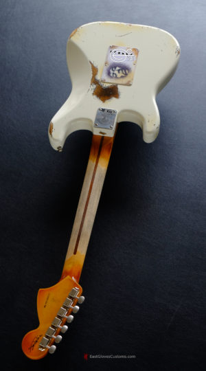 Fender Stratocaster Artist Series Jimi Hendrix Olympic White with Custom Hardcase Heavy Aged Relic (SOLD) - Image 17