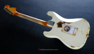 Fender Stratocaster Artist Series Jimi Hendrix Olympic White with Custom Hardcase Heavy Aged Relic (SOLD) - Image 5