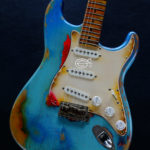 Fender Stratocaster Daphne Blue/Pelham Blue Tex-Mex Made in USA Medium Relic Aged (RARE)(SOLD)