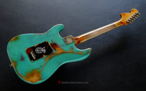 Fender American Special Stratocaster Seafoam Green HSS Made in USA Medium Aged Relic (SOLD) - Image 5