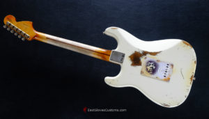 Fender Stratocaster Artist Series Jimi Hendrix Olympic White with Custom Hardcase Heavy Aged Relic (SOLD) - Image 15