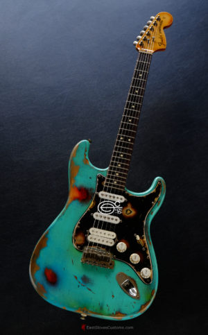 Fender American Special Stratocaster Seafoam Green HSS Made in USA Medium Aged Relic (SOLD) - Image 8