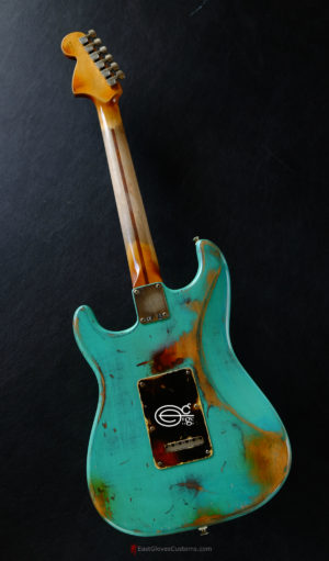 Fender American Special Stratocaster Seafoam Green HSS Made in USA Medium Aged Relic (SOLD) - Image 9