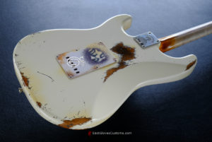Fender Stratocaster Artist Series Jimi Hendrix Olympic White with Custom Hardcase Heavy Aged Relic (SOLD) - Image 9