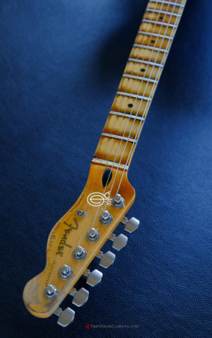 Fender Telecaster Blacktop HH Daphne Blue/Pelham Blue Heavy Aged Relic (SOLD) - Image 14