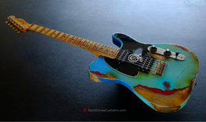 Fender Telecaster Blacktop HH Daphne Blue/Pelham Blue Heavy Aged Relic (SOLD)