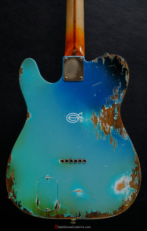 Fender Telecaster Nashville Deluxe Series Seafoam Green Heavy Aged Relic (SOLD) - Image 8