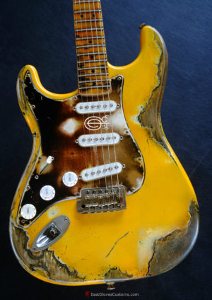 Fender Stratocaster 60th Anniversary Yellow Left Handed Heavy Aged Relic (SOLD)