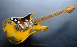 Fender Stratocaster 60th Anniversary Yellow Left Handed Heavy Aged Relic (SOLD) - Image 7