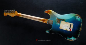 Fender Stratocaster HSS Galaxy Blue Aged Relic (RARE)(SOLD) - Image 16