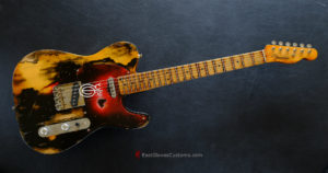 Fender American Vintage '52 Reissue Telecaster Black over Butterscotch Heavy Aged Relic (RARE) [SOLD] - Image 11