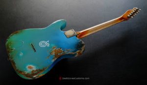 Fender Telecaster Nashville Deluxe Series Seafoam Green Heavy Aged Relic (SOLD) - Image 4