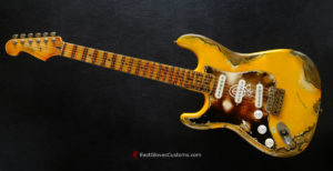 Fender Stratocaster 60th Anniversary Yellow Left Handed Heavy Aged Relic (SOLD) - Image 9