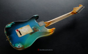 Fender Stratocaster HSS Galaxy Blue Aged Relic (RARE)(SOLD) - Image 8