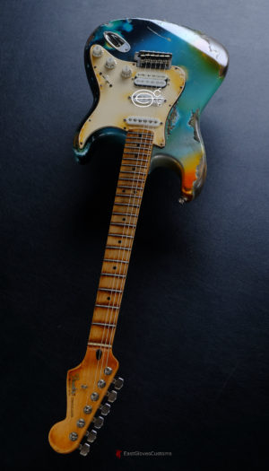 Fender Stratocaster HSS Galaxy Blue Aged Relic (RARE)(SOLD) - Image 17