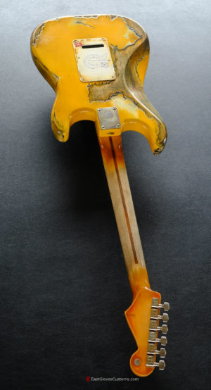 Fender Stratocaster 60th Anniversary Yellow Left Handed Heavy Aged Relic (SOLD) - Image 12