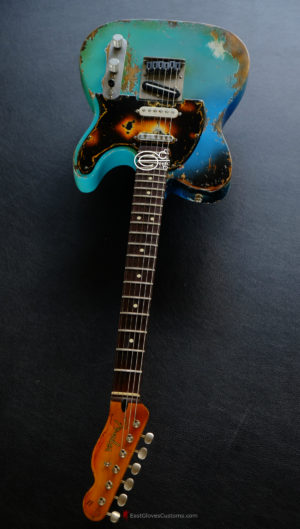 Fender Telecaster Nashville Deluxe Series Seafoam Green Heavy Aged Relic (SOLD) - Image 9