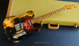 Fender American Vintage '52 Reissue Telecaster Black over Butterscotch Heavy Aged Relic (RARE) [SOLD] - Image 2