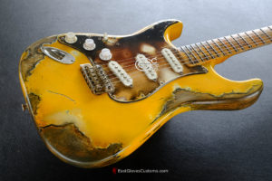 Fender Stratocaster 60th Anniversary Yellow Left Handed Heavy Aged Relic (SOLD) - Image 5