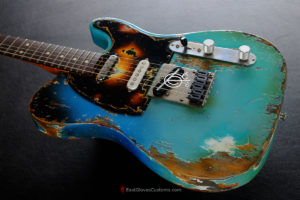 Fender Telecaster Nashville Deluxe Series Seafoam Green Heavy Aged Relic (SOLD)