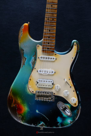 Fender Stratocaster HSS Galaxy Blue Aged Relic (RARE)(SOLD)
