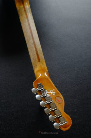 Fender Telecaster 50th Anniversary Olympic White over Blue Zebra Heavy Aged Relic (SOLD) - Image 13