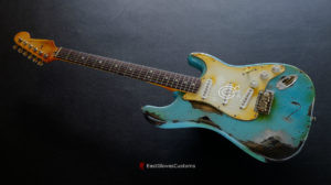 Fender Stratocaster 50th Anniversary Daphne Blue/Silver Aged Relic (SOLD) - Image 3