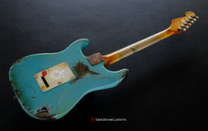 Fender Stratocaster 50th Anniversary Daphne Blue/Silver Aged Relic (SOLD) - Image 4