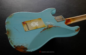 Fender Stratocaster ST57- US SBL Sonic Blue Made in Japan Medium Aged Relic [SOLD] - Image 5