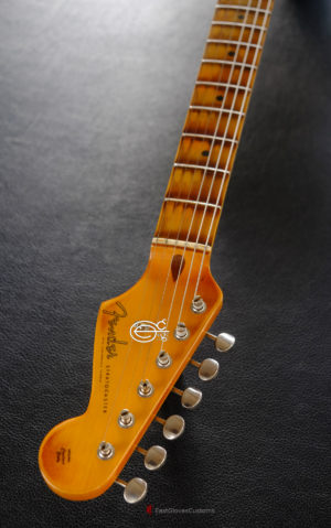 Fender Stratocaster ST57- US SBL Sonic Blue Made in Japan Medium Aged Relic [SOLD] - Image 12