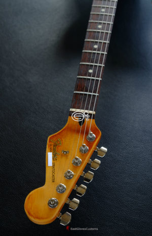 Fender Stratocaster 50th Anniversary Daphne Blue/Silver Aged Relic (SOLD) - Image 12