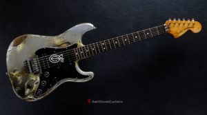 Fender Stratocaster Deluxe Series HSS Terminator Metallic Silver Floyd Rose Heavy Relic (SOLD) - Image 5