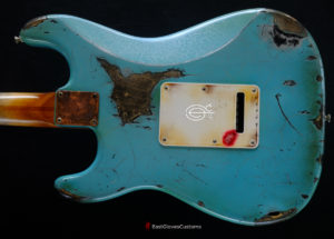 Fender Stratocaster 50th Anniversary Daphne Blue/Silver Aged Relic (SOLD) - Image 6