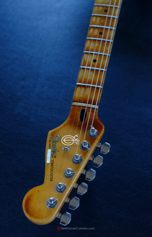 Fender Stratocaster Olive Green Over Sunburst Heavy Aged Relic (SOLD) - Image 12