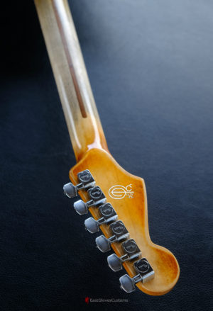 Fender Stratocaster HSS Pelham Blue over Yellow/Sunburst Heavy Aged Relic (SOLD) - Image 17