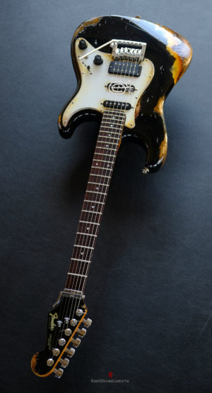Fender Deluxe Comtemporary Stratocaster Floyd Rose System III Tremolo Black MIJ Relic Aged (RARE) [SOLD] - Image 19