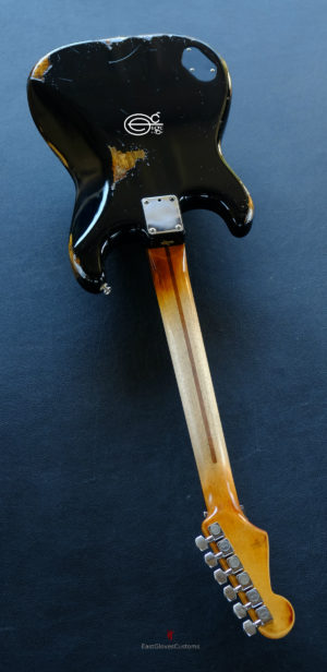 Fender Deluxe Comtemporary Stratocaster Floyd Rose System III Tremolo Black MIJ Relic Aged (RARE) [SOLD] - Image 20
