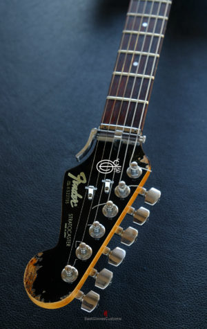 Fender Deluxe Comtemporary Stratocaster Floyd Rose System III Tremolo Black MIJ Relic Aged (RARE) [SOLD] - Image 21