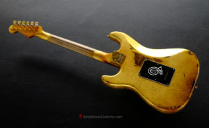 Fender American FSR Deluxe Stratocaster 24k Pure Gold Leaf ‘69 Custom Shop Abigail Ybarra pups Relic (SOLD) - Image 11