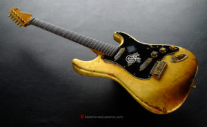 Fender American FSR Deluxe Stratocaster 24k Pure Gold Leaf ‘69 Custom Shop Abigail Ybarra pups Relic (SOLD) - Image 7