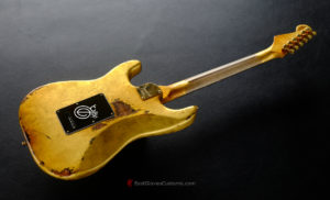 Fender American FSR Deluxe Stratocaster 24k Pure Gold Leaf ‘69 Custom Shop Abigail Ybarra pups Relic (SOLD) - Image 8