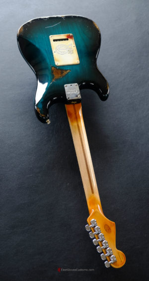 Fender American Deluxe Stratocaster Teal Green Designer Edition Aged Relic Extremely (Rare) (SOLD) - Image 16