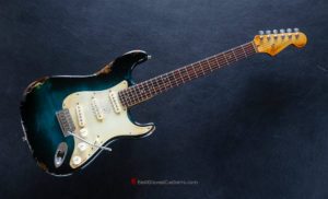 Fender American Deluxe Stratocaster Teal Green Designer Edition Aged Relic Extremely (Rare) (SOLD) - Image 13