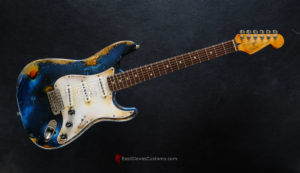 Fender Stratocaster Midnight Blue Pelham Dark Blue Heavy Aged Relic (SOLD) - Image 8