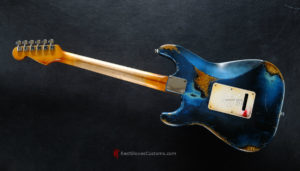 Fender Stratocaster Midnight Blue Pelham Dark Blue Heavy Aged Relic (SOLD) - Image 9
